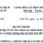 Quyết định thành lập tổ tư vấn covid-19 xã Cẩm Tú