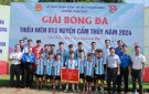 Huyện Cẩm Thủy: Bế mạc giải bóng đá thiếu niên U13, hè 2024