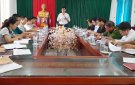 UBND  XÃ CẨM TÚ GIAO BAN THÁNG 10 NĂM 2023