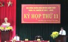 Kỳ họp HĐND huyện lần thứ 11, khóa XX, nhiệm kỳ 2021- 2026