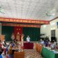Tổ công tác của BCĐ các chương trình MTQG xây dựng NTM xã Cẩm Tú làm việc với Ban phát triển Thôn Thái Học. 